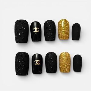 Custom Handmade Reusable Designer Press On Nails